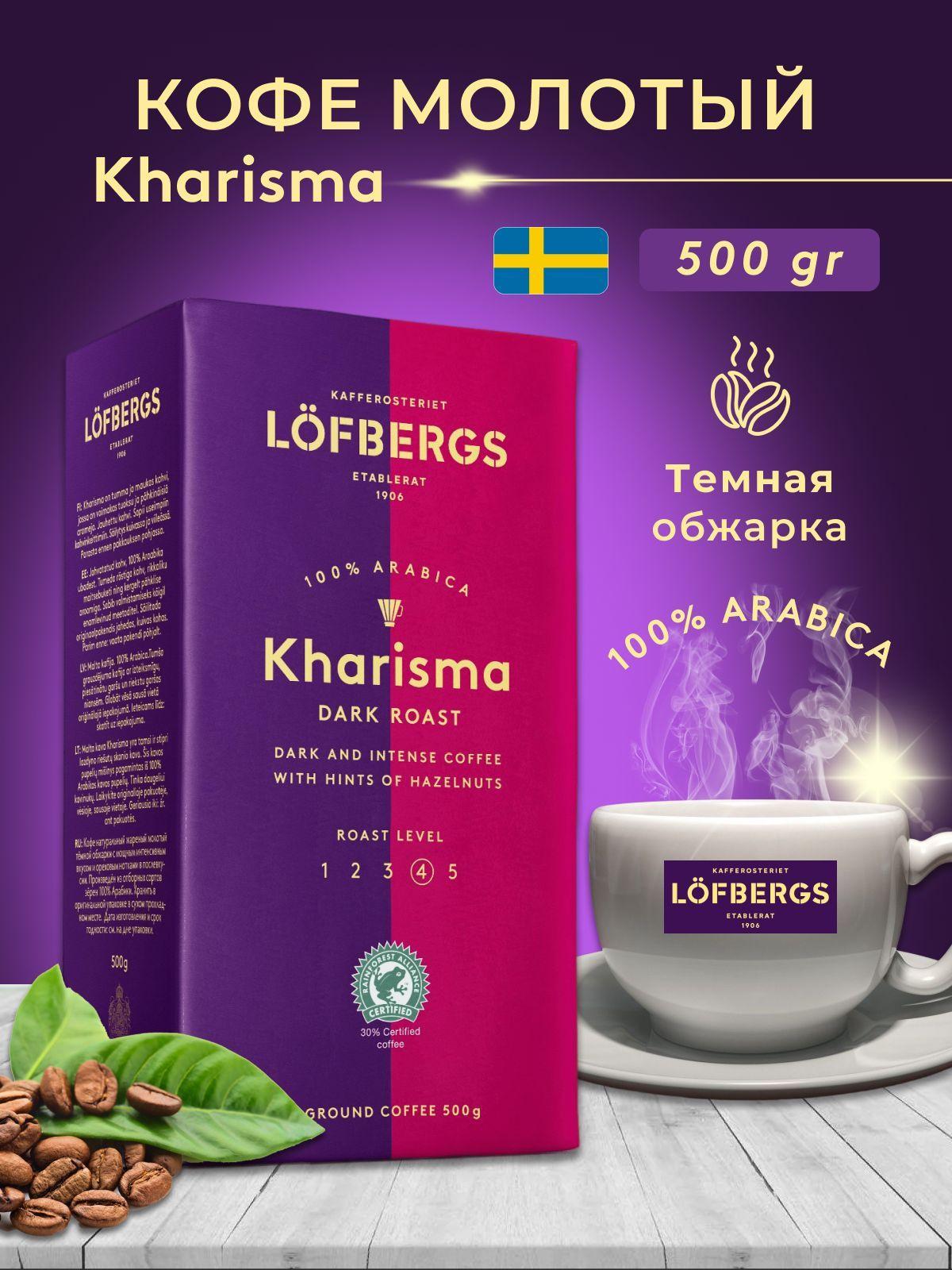 Кофе молотый Lofbergs Kharisma 500 g