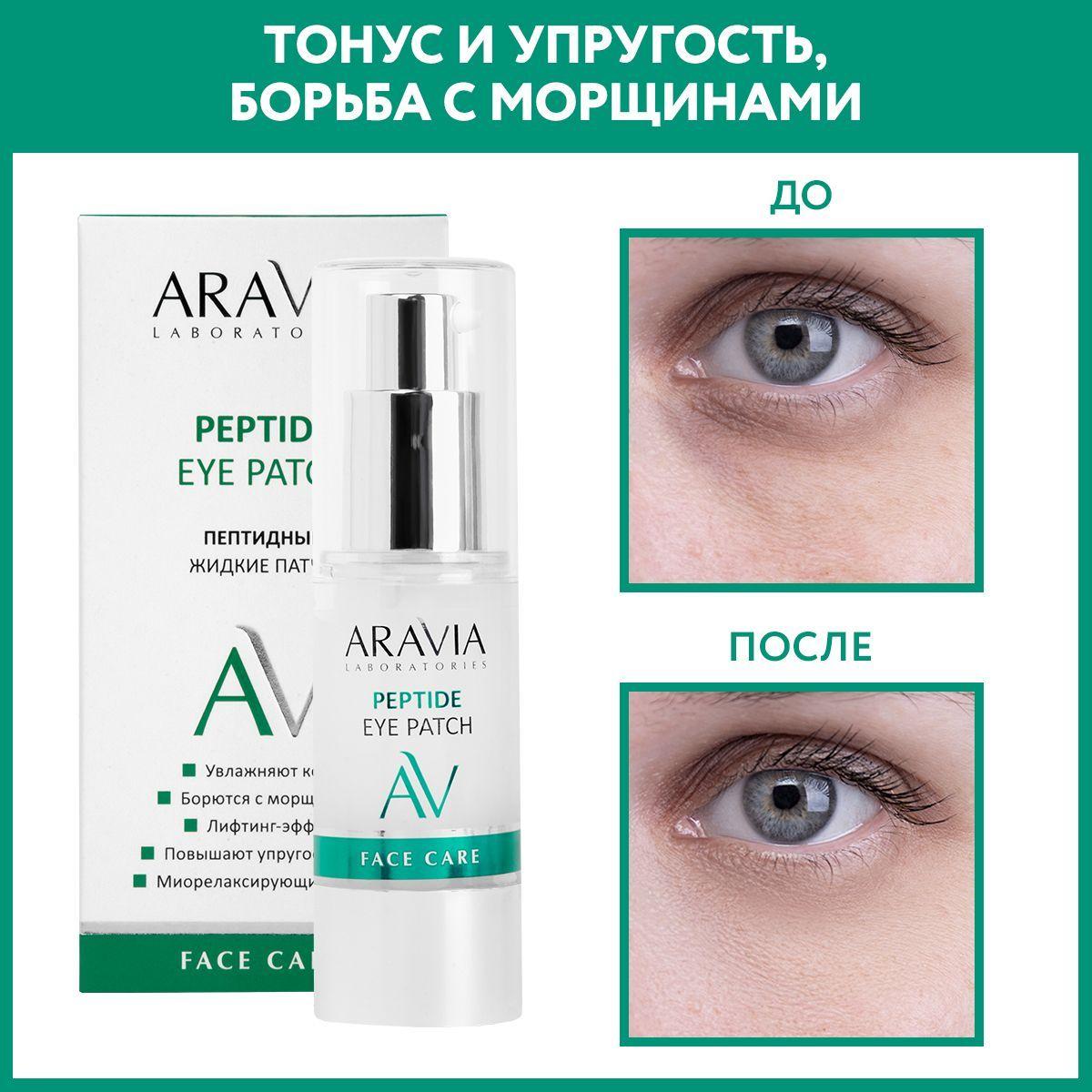 ARAVIA Laboratories Жидкие пептидные патчи Peptide Eye Patch, 30 мл