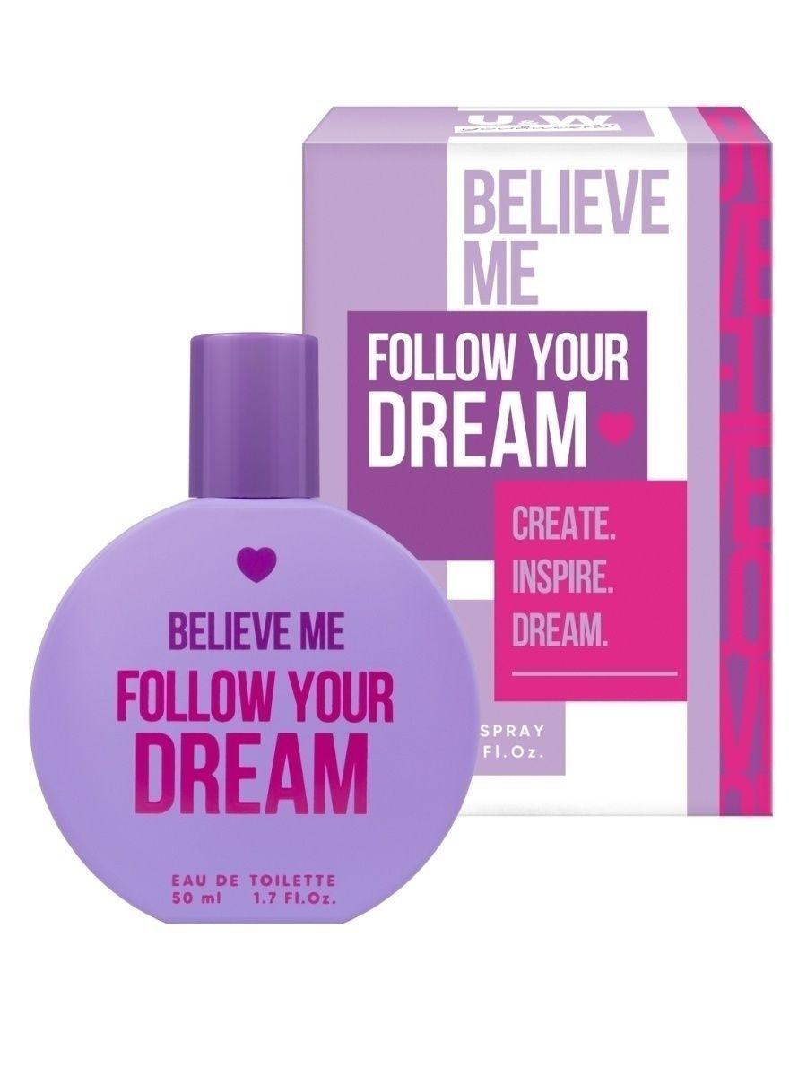 You&World Вода парфюмерная Духи сладкие Believe me Follow your dream,50 мл/Кокос-Ваниль 100 мл