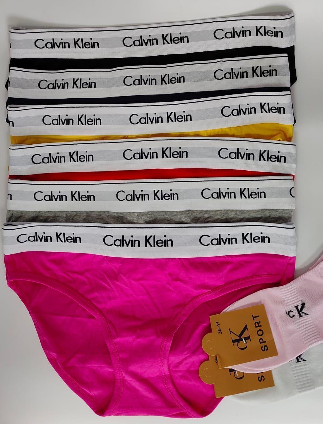 Комплект трусов слипы Calvin Klein, 6 шт