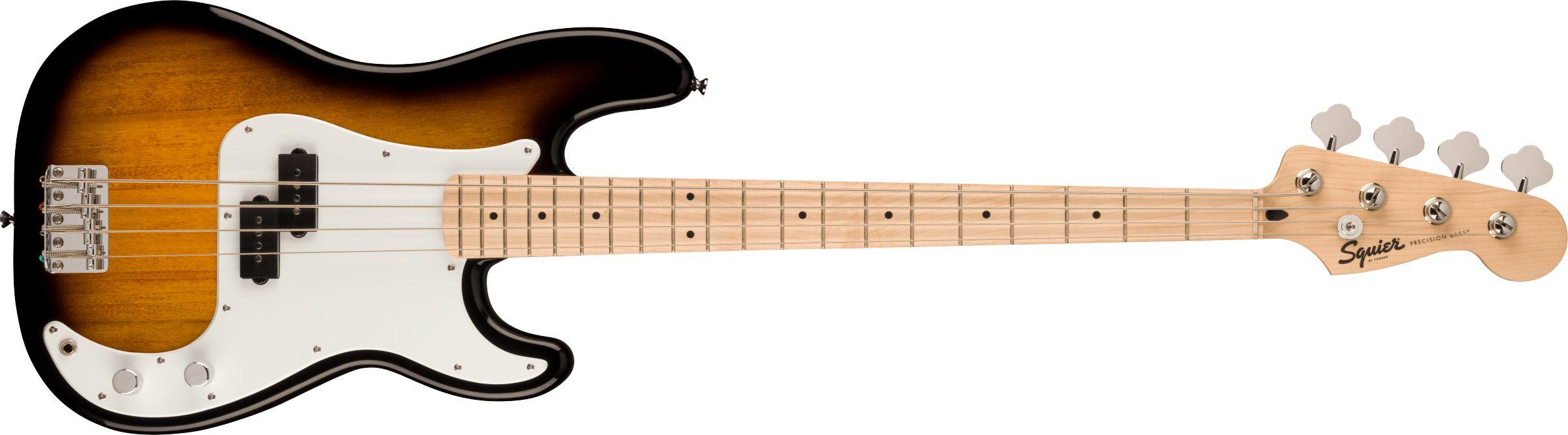 Squier by Fender Бас-гитара Sonic Precision Bass, 2-Color Sunburst 4-струнная, корпус Тополь