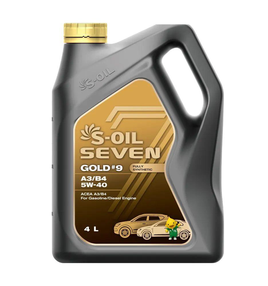 S-OIL SEVEN s-oil 5W-40 Масло моторное, Синтетическое, 4 л