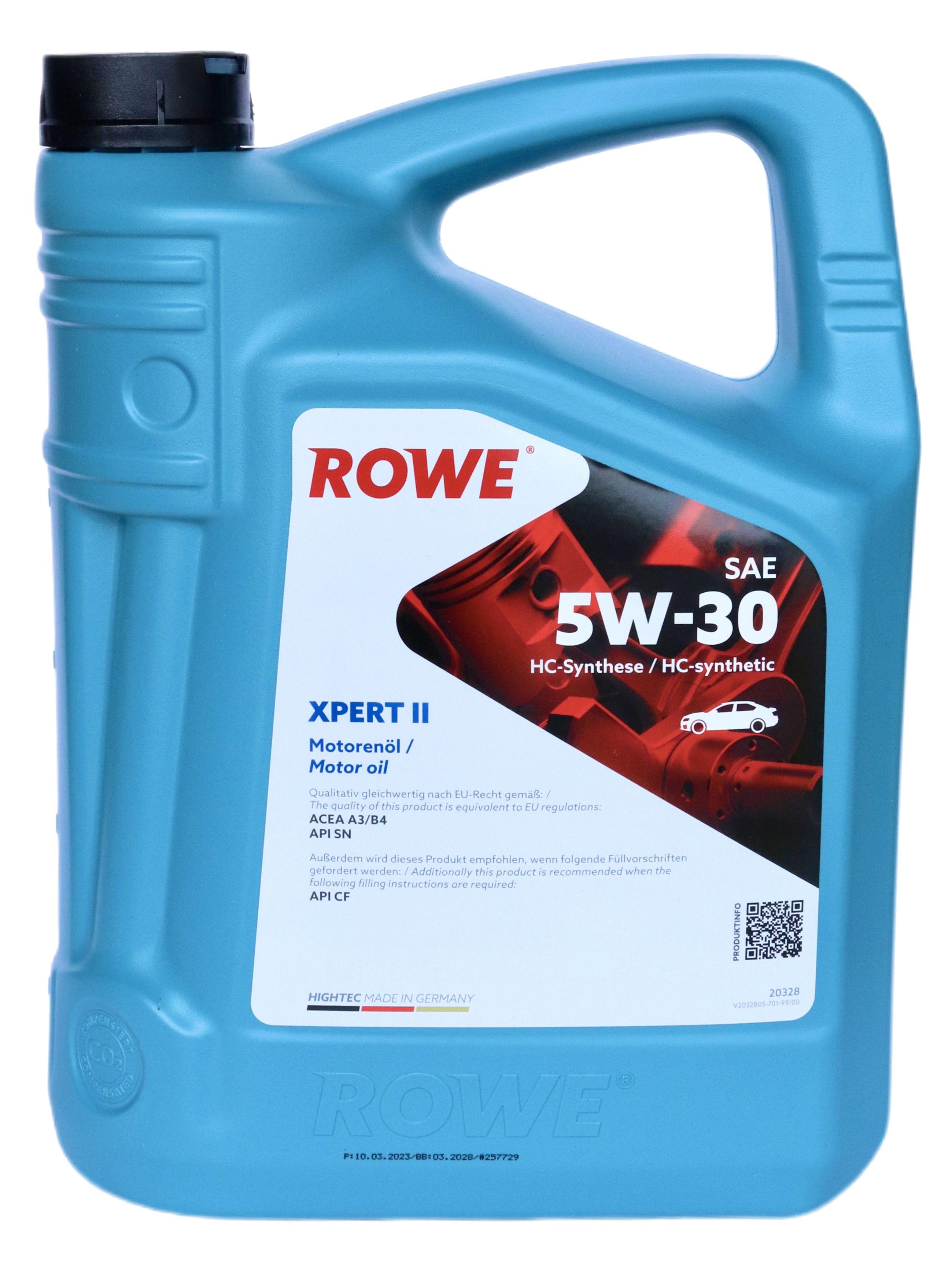 ROWE hightec xpert ii sae 5w-30 5W-30 Масло моторное, НС-синтетическое, 5 л