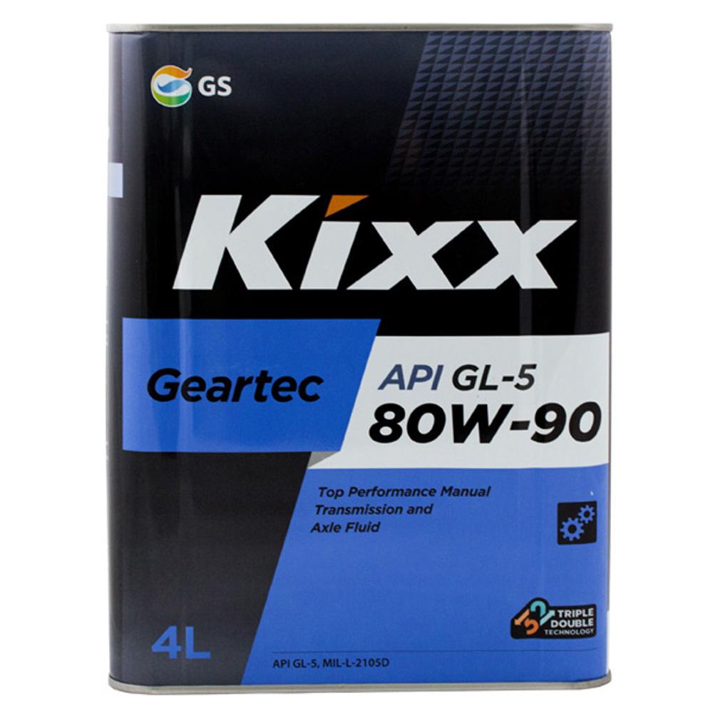 Kixx Geartec 80w-90 API GL-5, Масло трансмиссионное, 4л