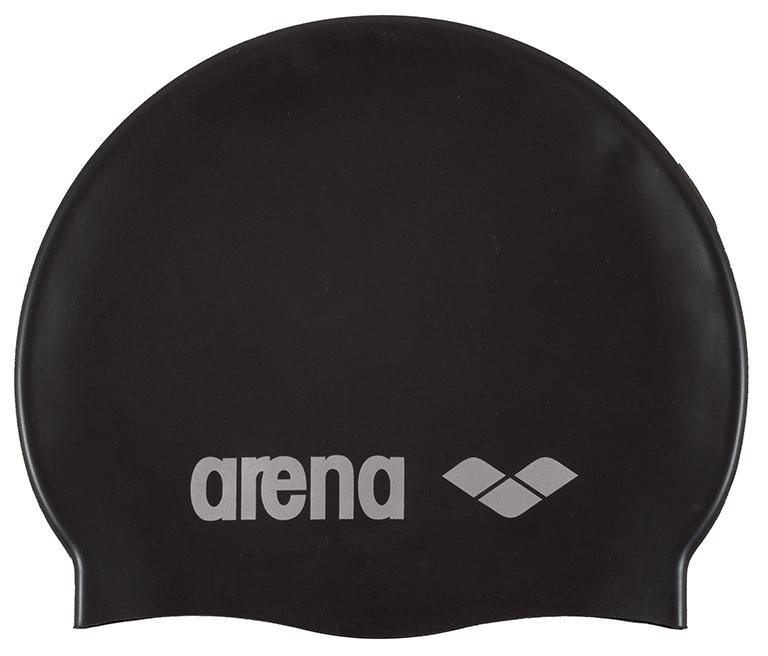 Шапочка для плавания Arena Classic Silicone, черная