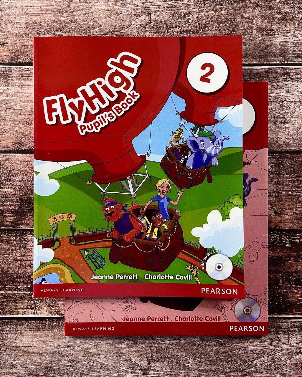 Fly High 2. Полный комплект. Pupils Book+Activite Book(учебник, рабочая тетрадь)+CD