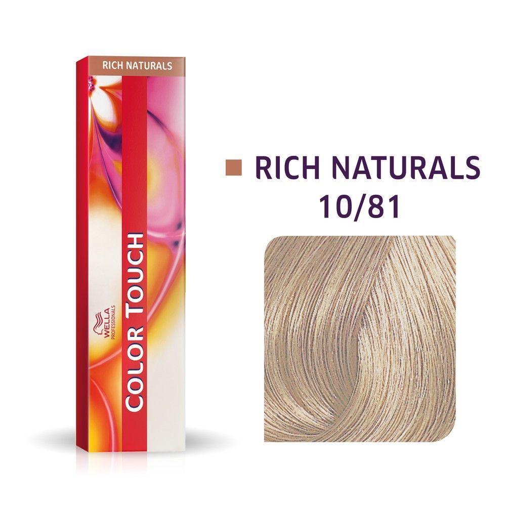 Wella Professionals Color Touch Тонирующая краска 10/81 Нежный ангел, 60мл