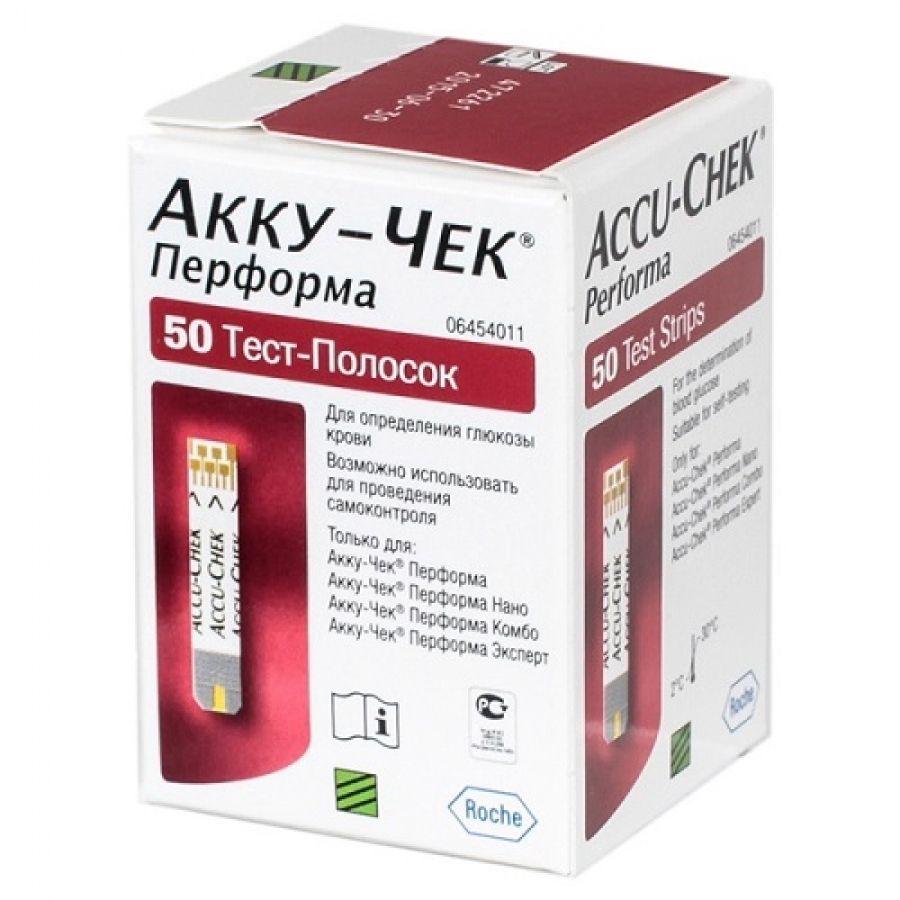 Accu-Chek | Тест-полоски Акку-Чек Перформа (Accu-Chek Performa) 50 шт.