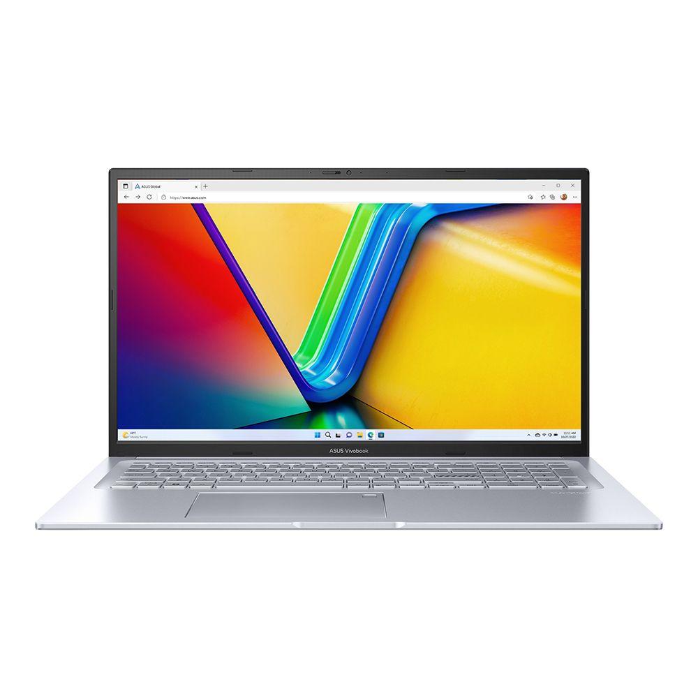 ASUS VivoBook 17X K3704VA-AU138 Ноутбук 17.3", Intel Core i9-13900H, RAM 16 ГБ, SSD 1024 ГБ, Intel Iris Xe Graphics, Без системы, (90NB1092-M005C0), серебристый, Русская раскладка