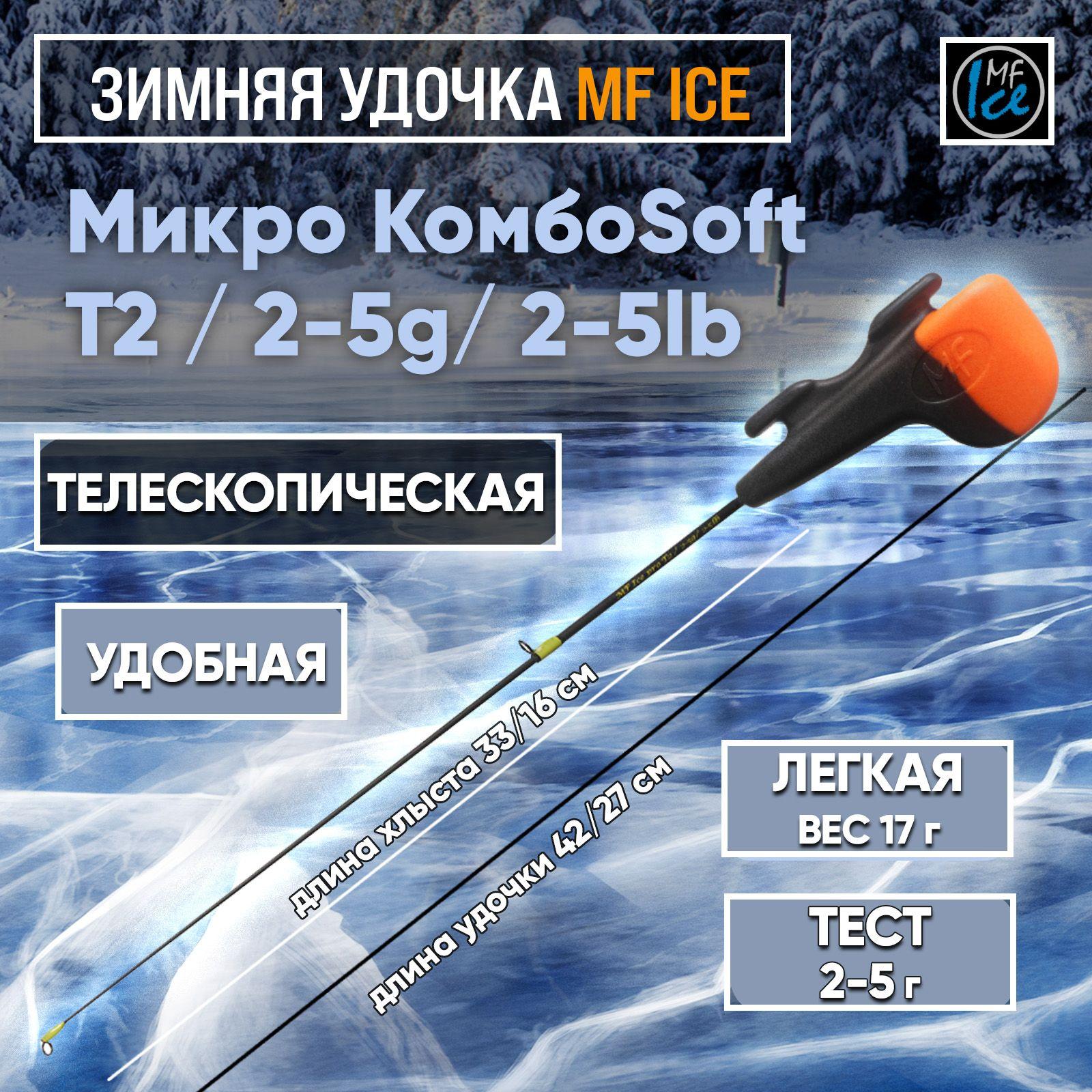 MF Ice Удочка зимняя, рабочая длина:  42 см , до 5 гр