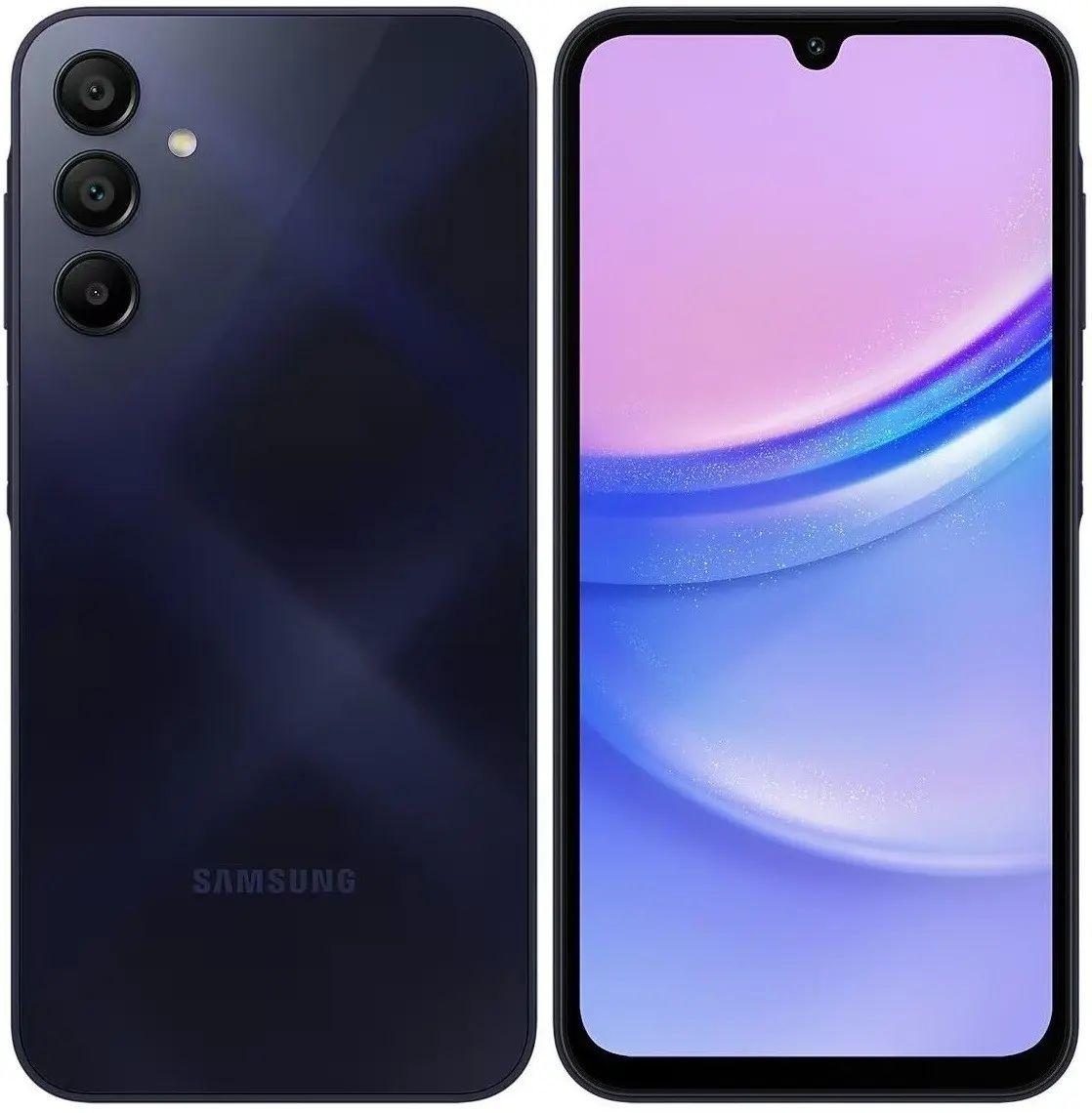 Samsung Смартфон Galaxy A15 6/128 ГБ, темно-синий