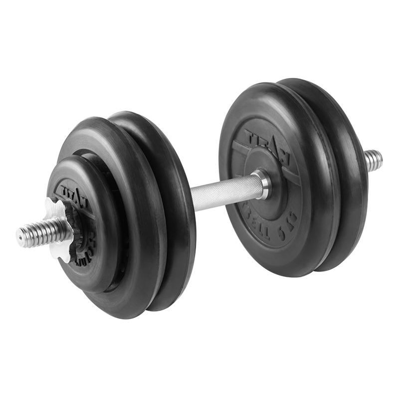 Гантель разборная 25 кг TITAN Barbell - d26, Комплектация №1 с железной ручкой