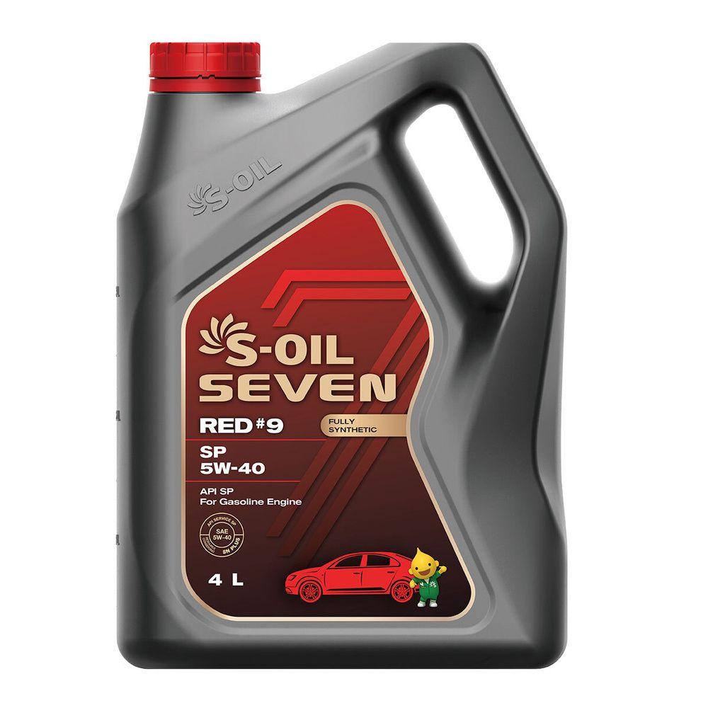 S-OIL SEVEN RED #9 5W-40 Масло моторное, Синтетическое, 4 л