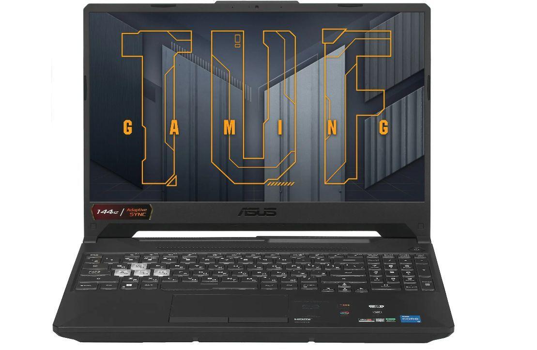 ASUS TUF Gaming A15_90NR0JF7-M008C0 Игровой ноутбук 15.6", AMD Ryzen 5 7535HS, RAM 16 ГБ, SSD 512 ГБ, NVIDIA GeForce RTX 3050 для ноутбуков (4 Гб), Без системы, (90NR0JF7-M008C0), черно-серый, Русская раскладка