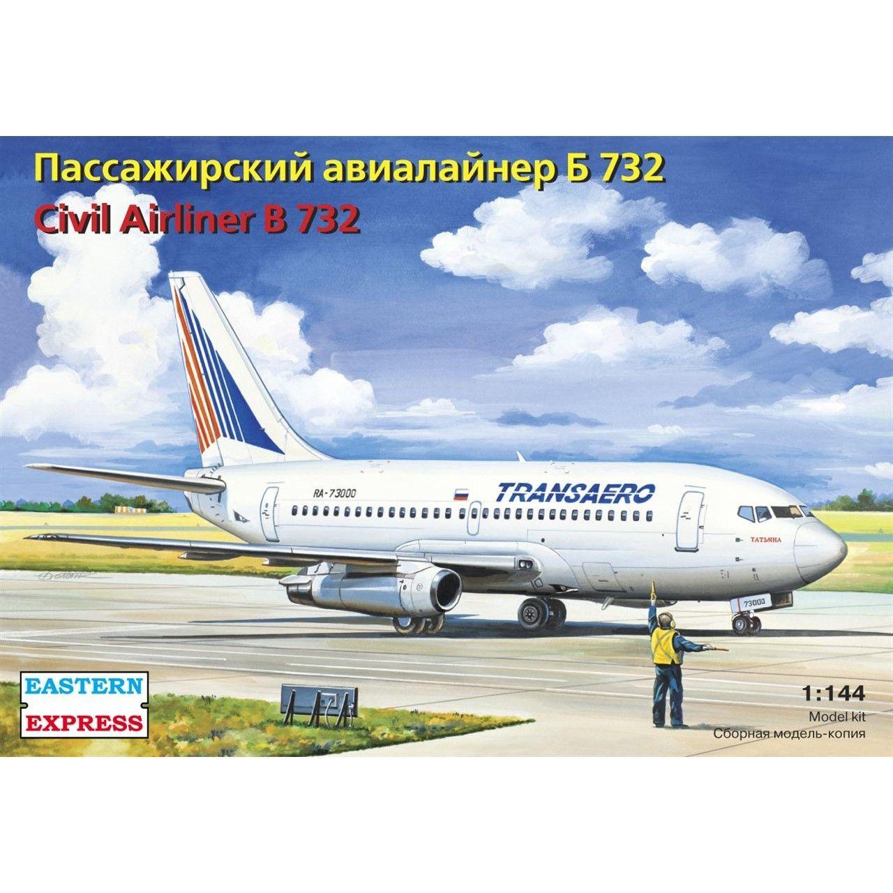 Сборная модель Авиалайнер Б-732, Восточный Экспресс, 1/144