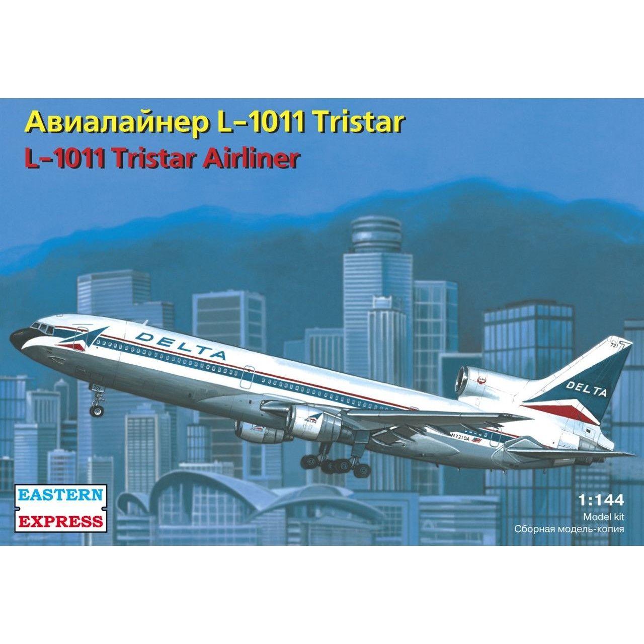 Сборная модель Авиалайнер L-1011 Tristar, Восточный Экспресс, 1/144