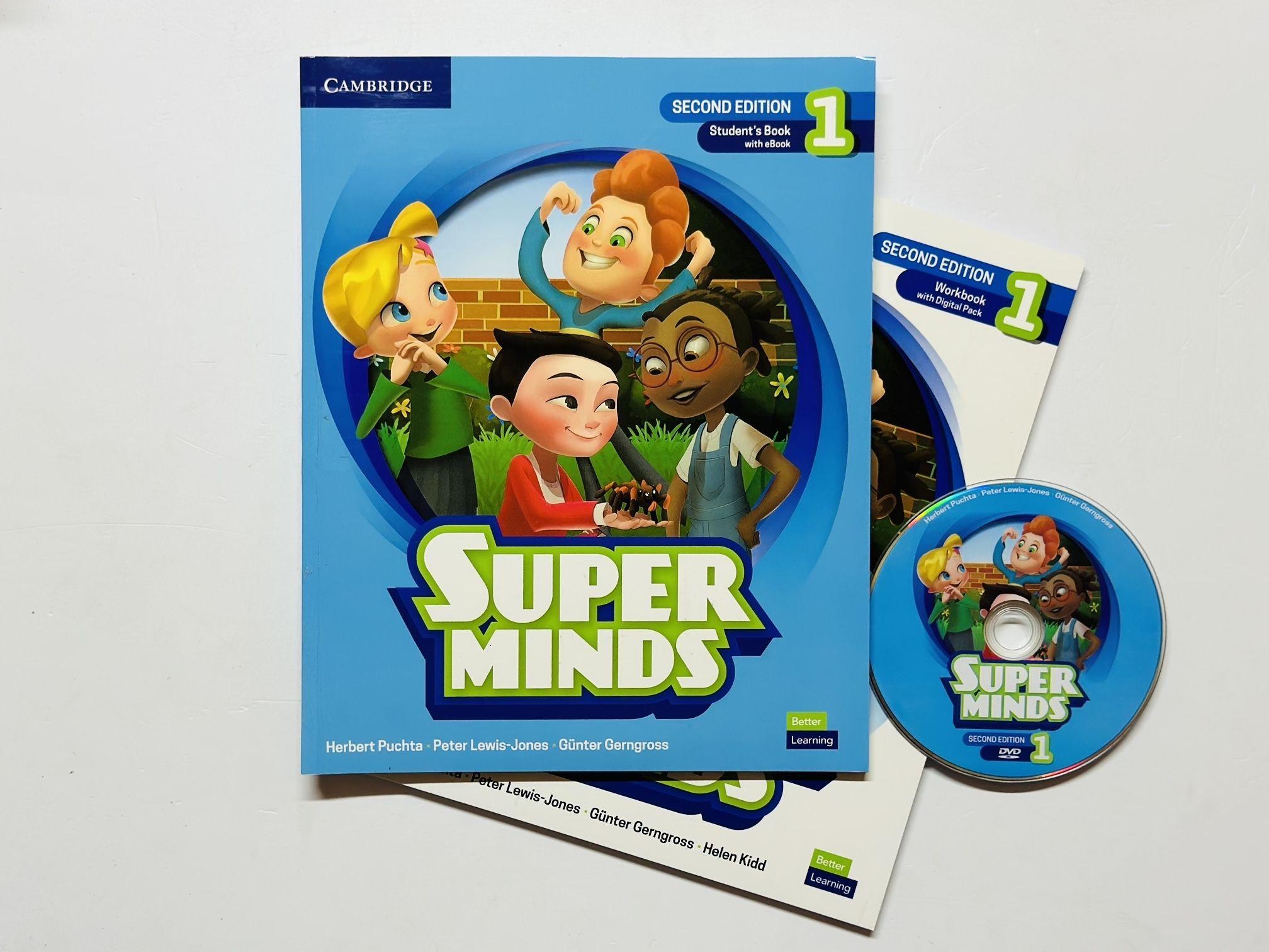 Super Minds 1 Второе Издание, 2nd Edition (Second Edition): Student's Book + Workbook + CD диск