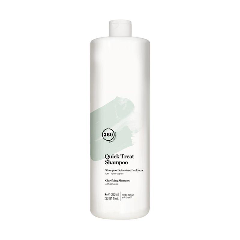 Шампунь глубокого очищения для всех типов волос Quick Treat Shampoo 360 Hair Professional 1000 ML