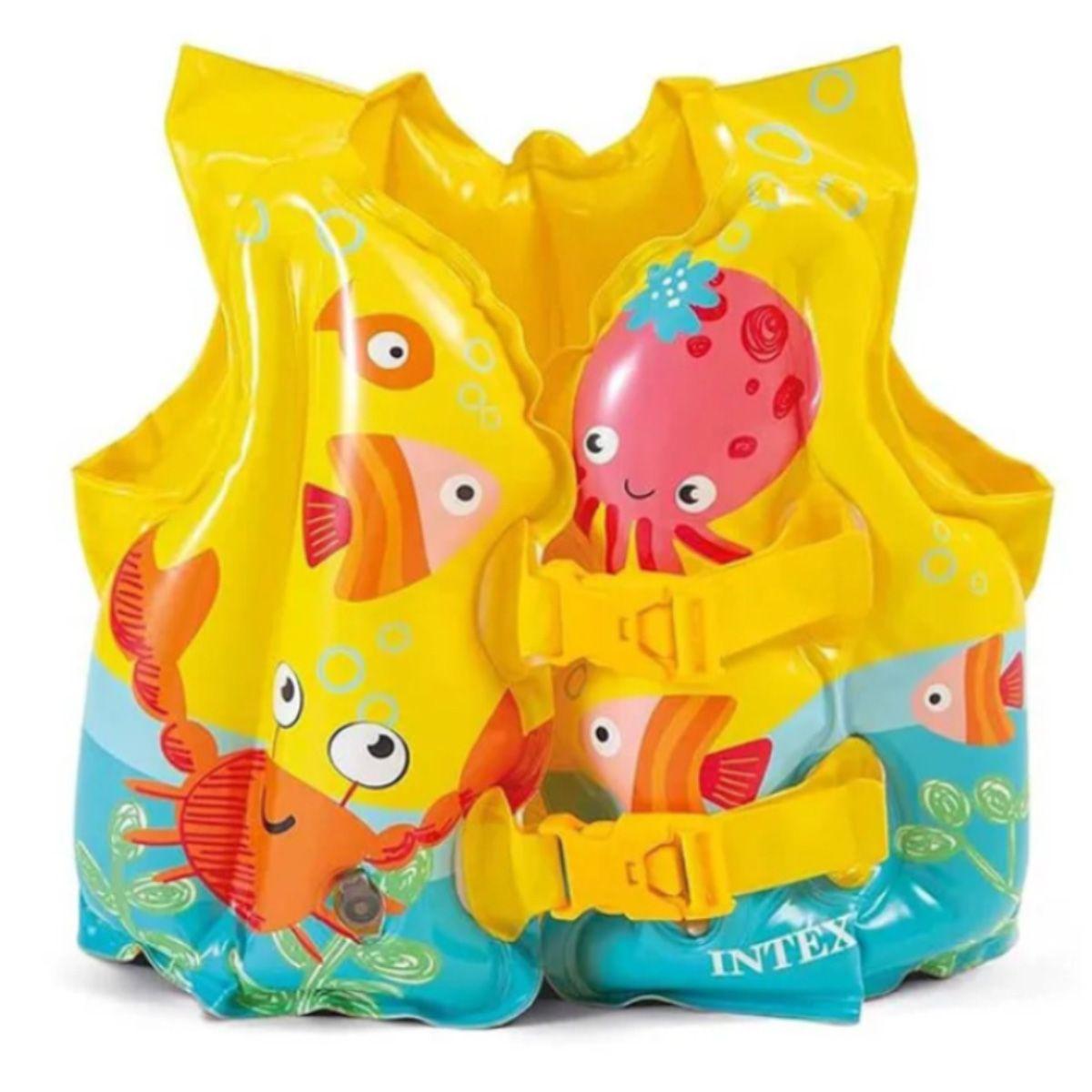 Жилет для плавания детский INTEX Deluxe Swim на 3-6 лет, 50 Х 47 см 58671 Интекс