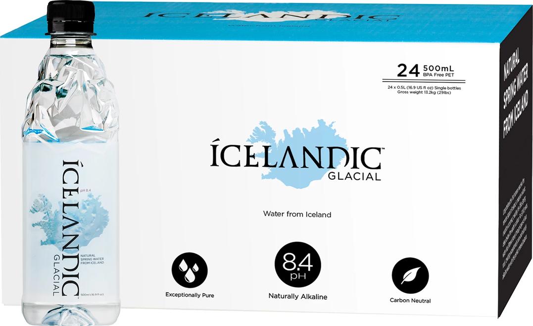 Icelandic Glacial Вода Питьевая Негазированная 500мл. 24шт