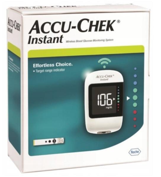 Accu-Chek | Глюкометр Акку-Чек Инстант (измеритель 1 шт, тест-полоски 10 шт, ланцеты 10 шт, ручка-прокалыватель 1 шт), срок годности тест-полосок до 06.2025 г.