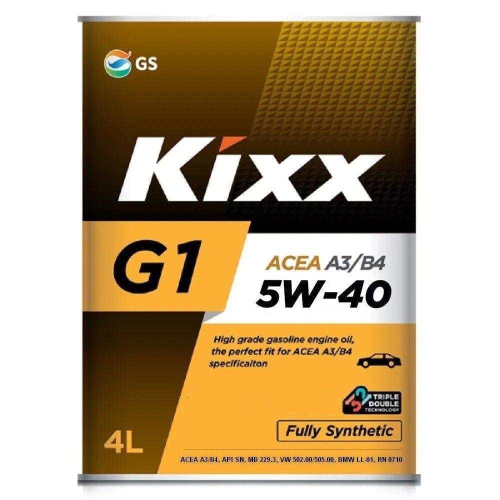 Kixx G1 5W-40 Масло моторное, Синтетическое, 4 л