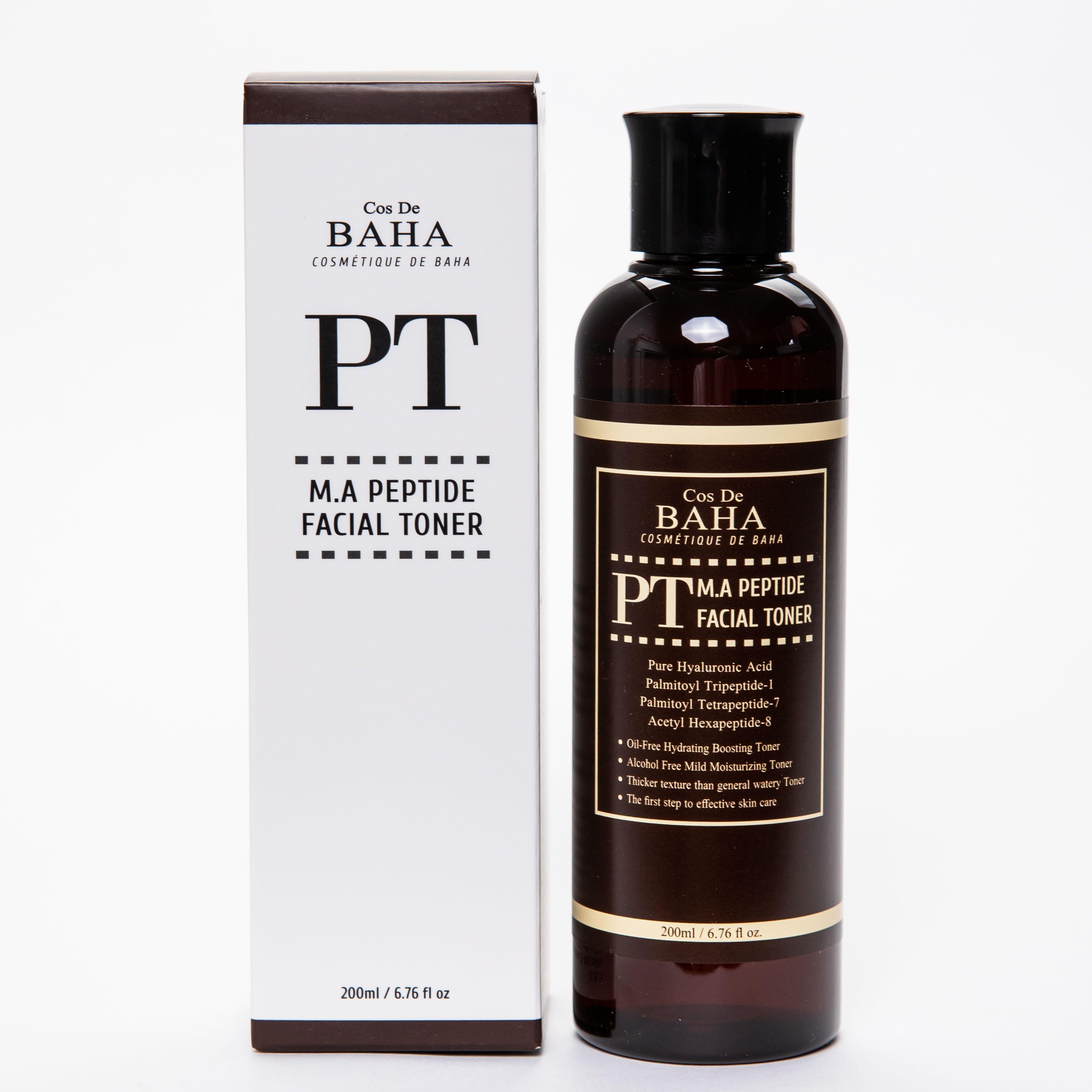 Пептидный тонер с матриксилом и аргирелином Cos De BAHA M.A Peptide Facial Toner, 200 мл