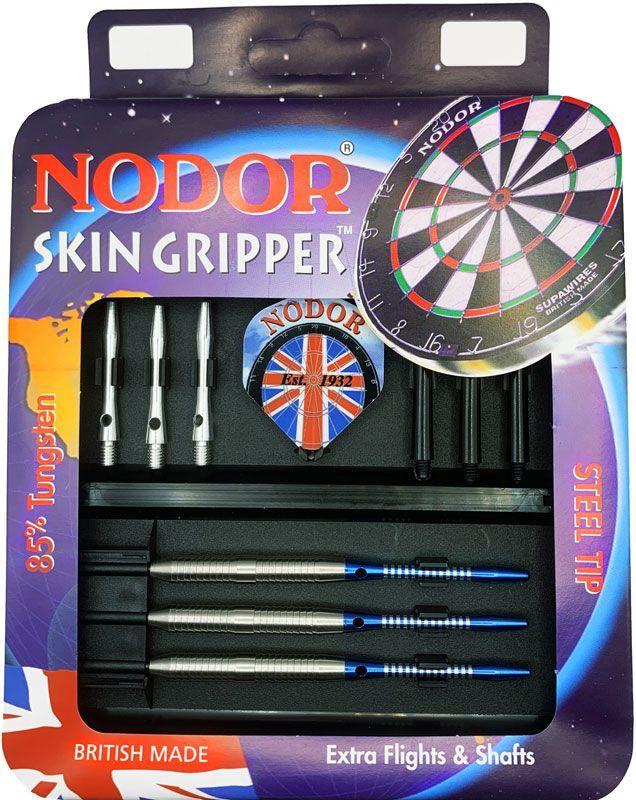 Nodor | Вольфрамовые 85% дротики 25гр Nodor Skin Gripper steeltip и аксессуары для Дартс