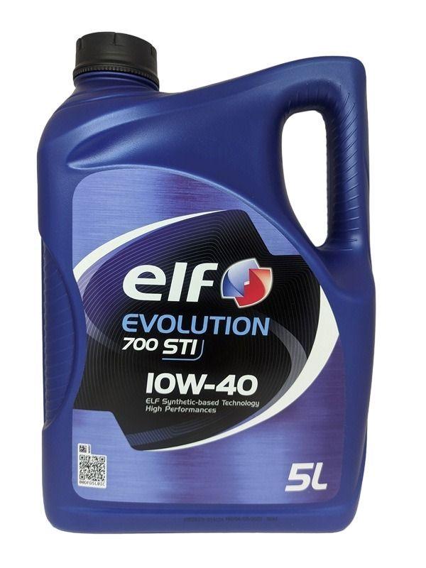 ELF EVOLUTION 700 STI 10W-40 Масло моторное, Полусинтетическое, 5 л