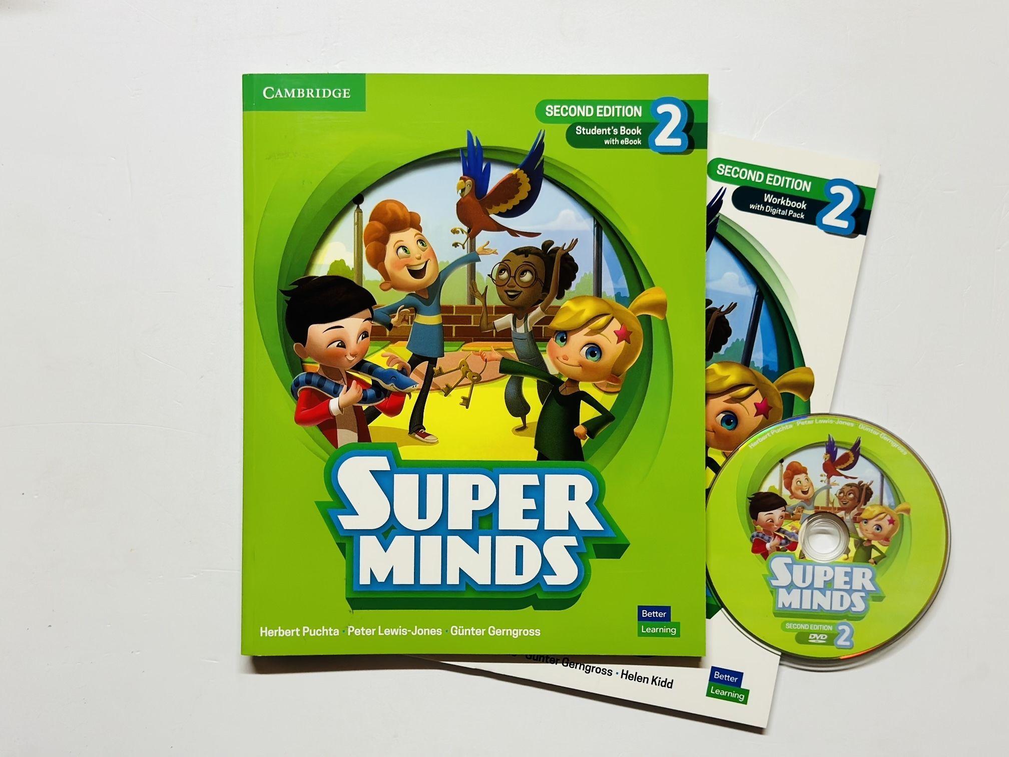 Super Minds 2 Второе Издание, 2nd Edition (Second Edition): Student's Book + Workbook + CD диск