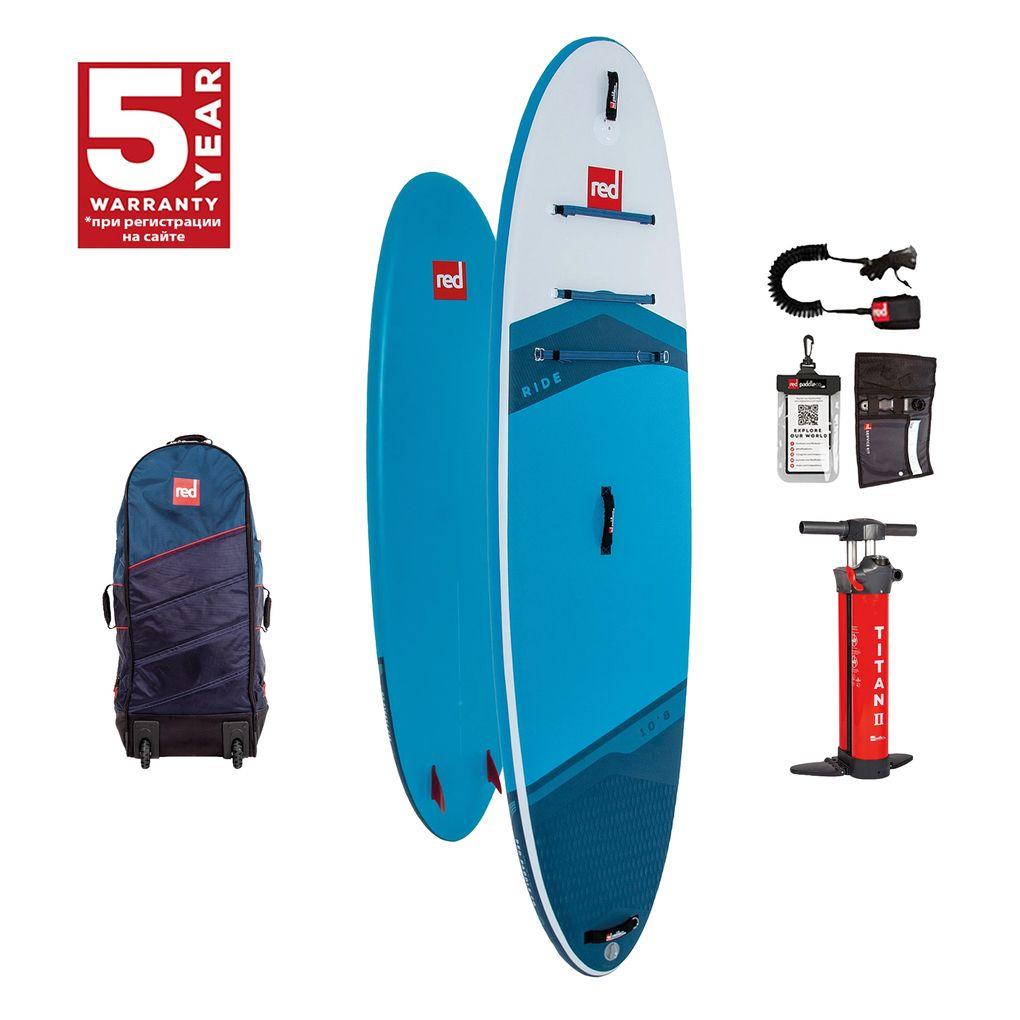 Доска SUP надувная RED PADDLE 10'8"x34" Ride 2024