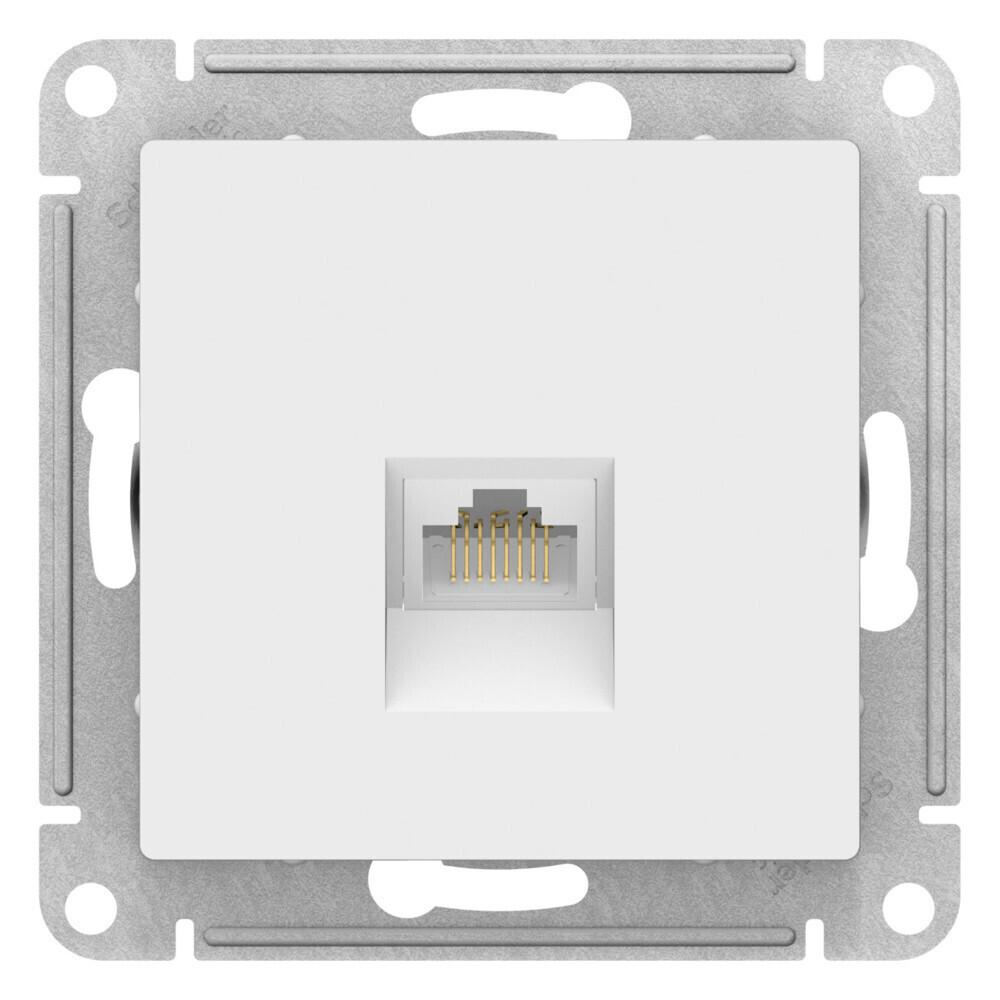 Розетка компьютерная Systeme Electric AtlasDesign встраиваемая лотос RJ45 (ATN001386)