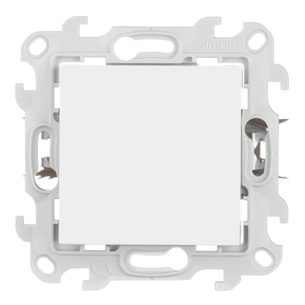 Переключатель Simon 24 Harmonie одноклавишный встраиваемый белый (2420251-030)