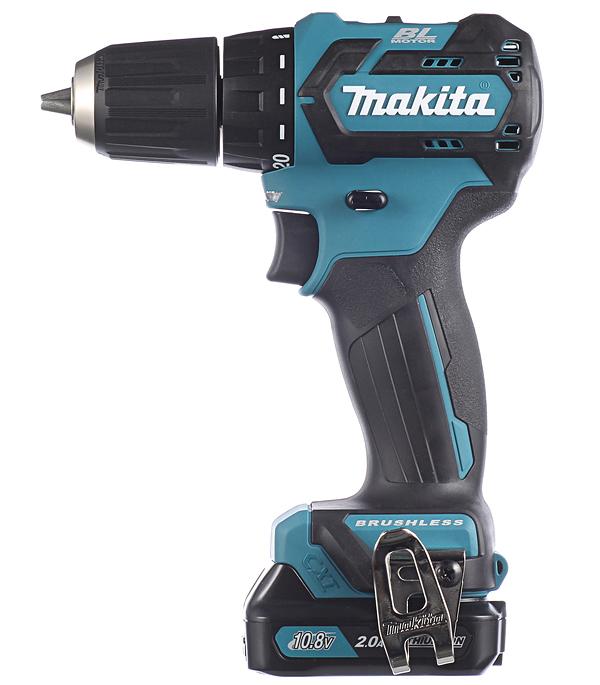 Дрель-шуруповерт аккумуляторная бесщеточная Makita DF332DWAE 10,8В 2Ач Li-Ion 2 АКБ и ЗУ