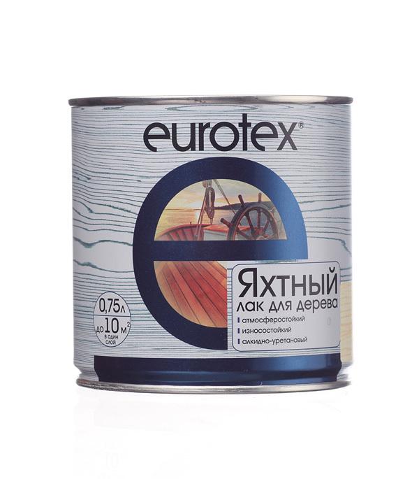 Лак алкидно-уретановый яхтный Eurotex бесцветный 0,75 л глянцевый