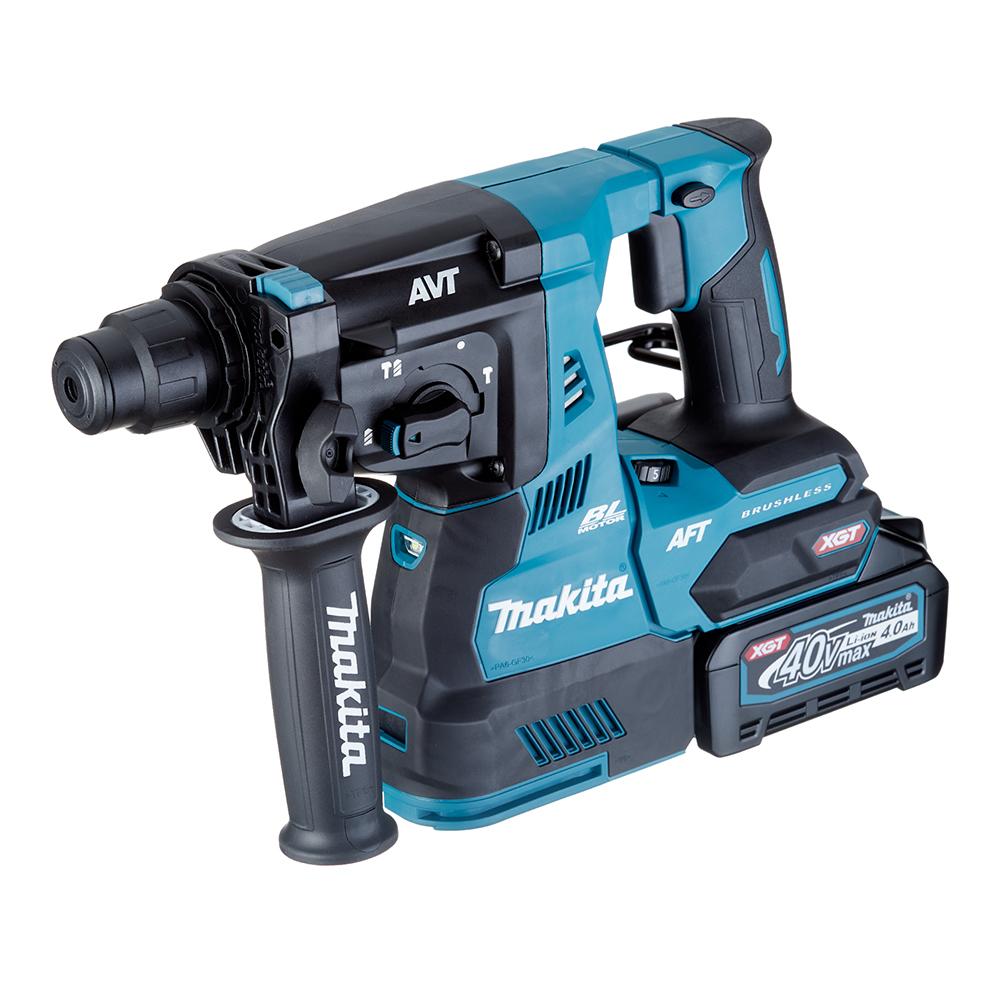 Перфоратор аккумуляторный Makita XGT 2,8 Дж 40В 2х4Ач Li-Ion SDS-plus 2 АКБ и ЗУ (HR001GM201)