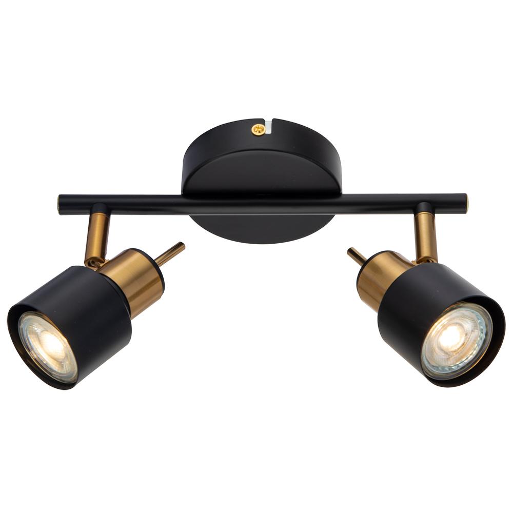 Спот Arte Lamp GU10 100 Вт 4 кв.м черный IP20 (A1906PL-2BK)