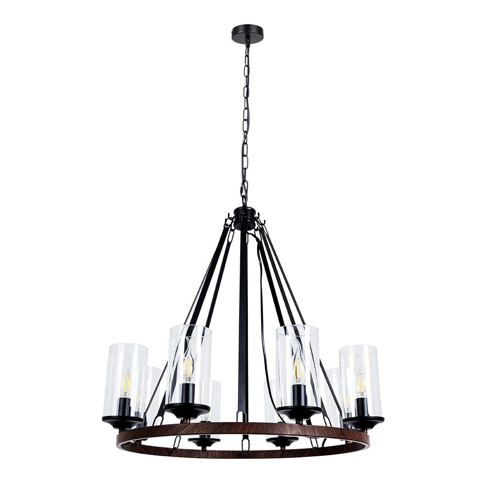 Люстра потолочная Arte Lamp Dalim E14 480 Вт 18 кв.м (A7014SP-8BK)