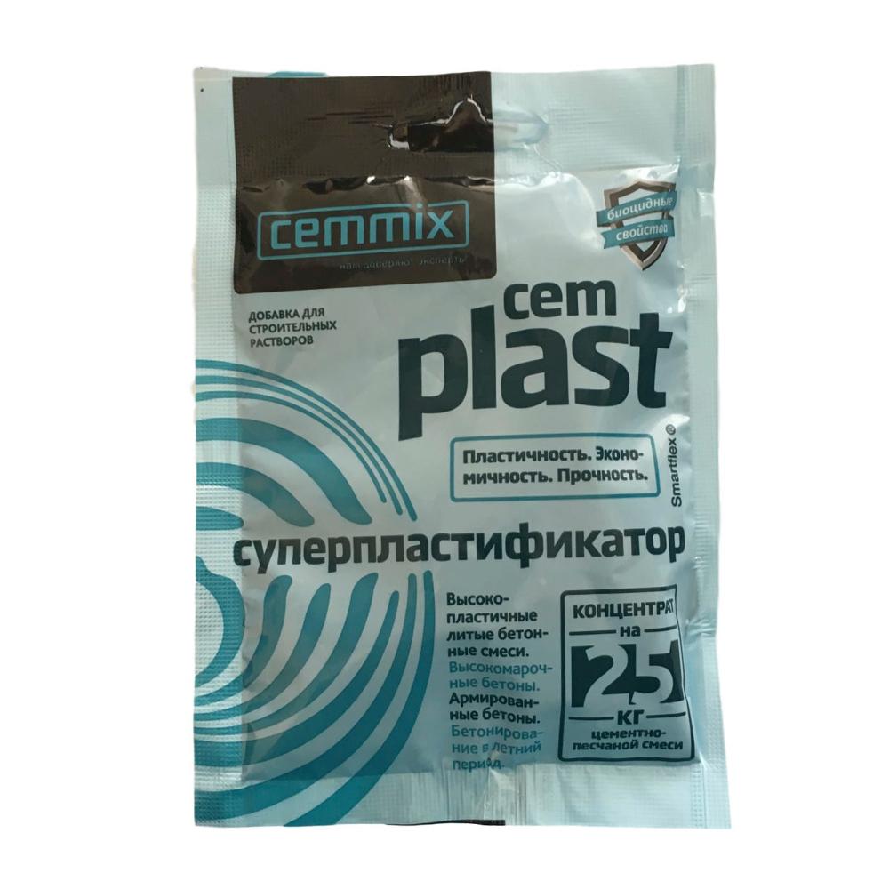 Добавка суперпластификатор для бетонов и растворов CemMix CemPlast концентрат саше 50 мл