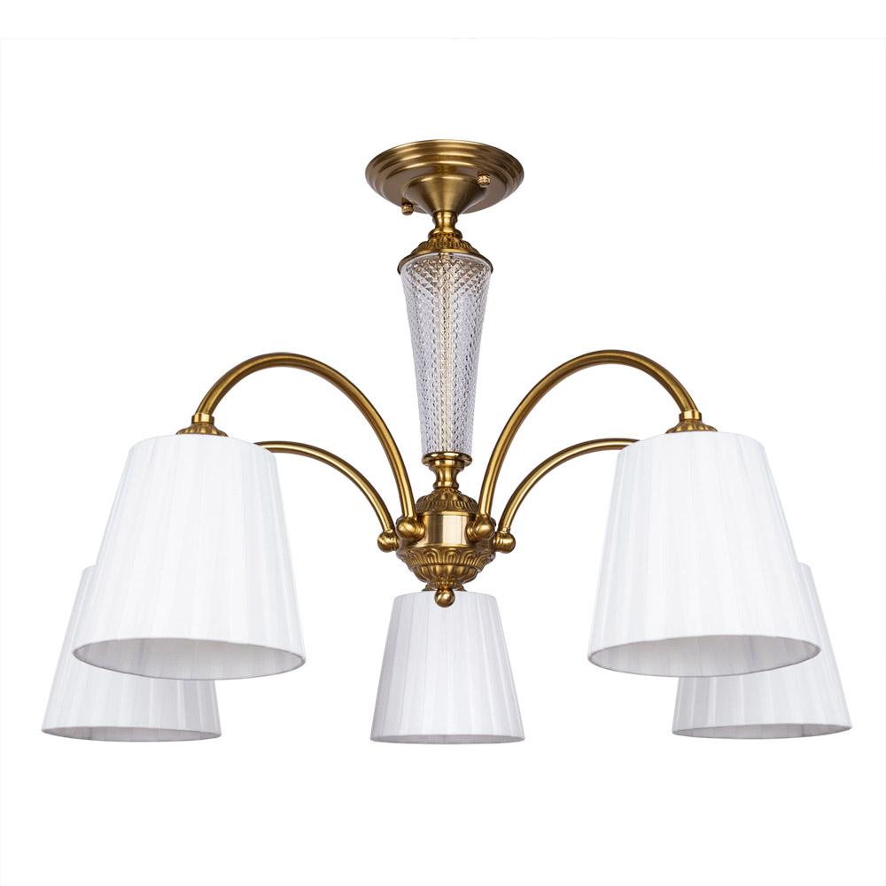 Люстра потолочная Arte Lamp Gracie E14 200 Вт 12 кв.м (A7301PL-5PB)