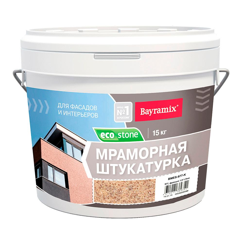 Штукатурка декоративная мраморная Bayramix EcoStone 977 15 кг