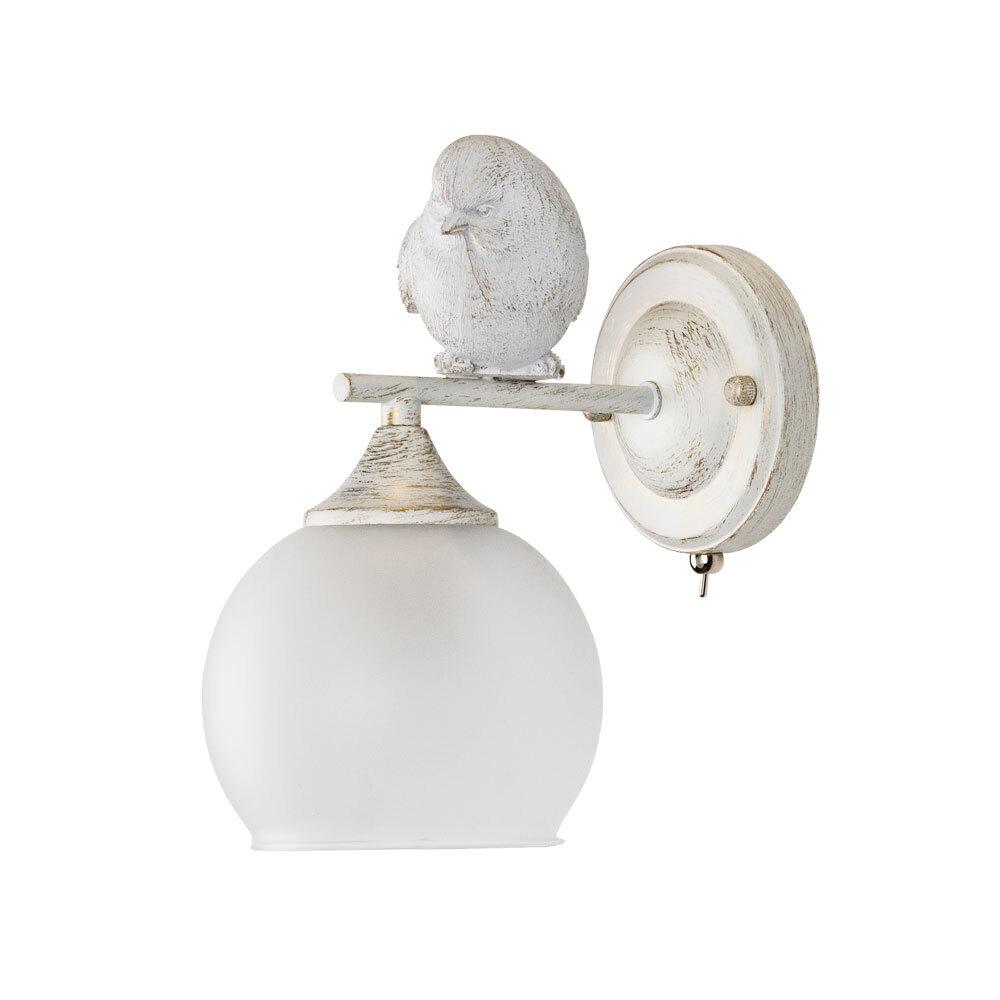 Бра Arte Lamp Gemelli Е27 60 Вт 220 В белое/золото IP20 (A2150AP-1WG)