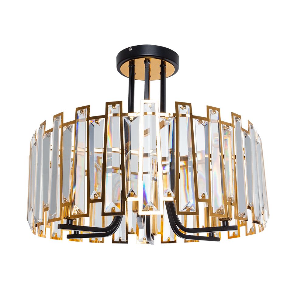 Люстра потолочная Arte Lamp Amber E14 240 Вт 10 кв.м (A1028PL-6BK)