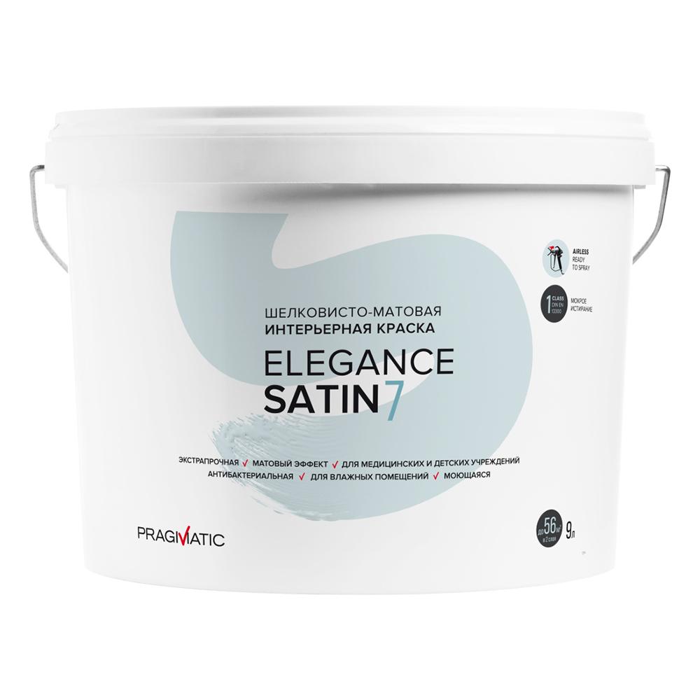 Краска моющаяся Pragmatic Elegance Satin база С бесцветная 8,1 л