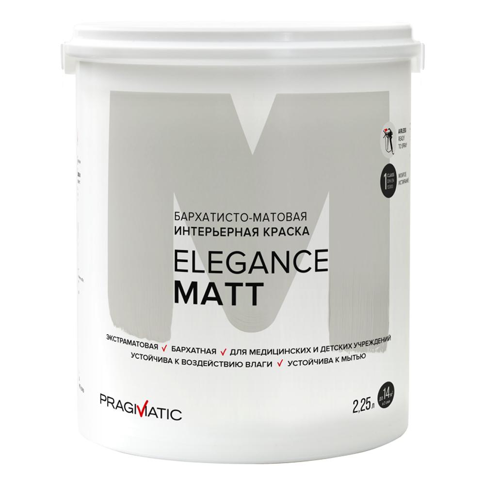 Краска моющаяся Pragmatic Elegance Matt база С бесцветная 2 л