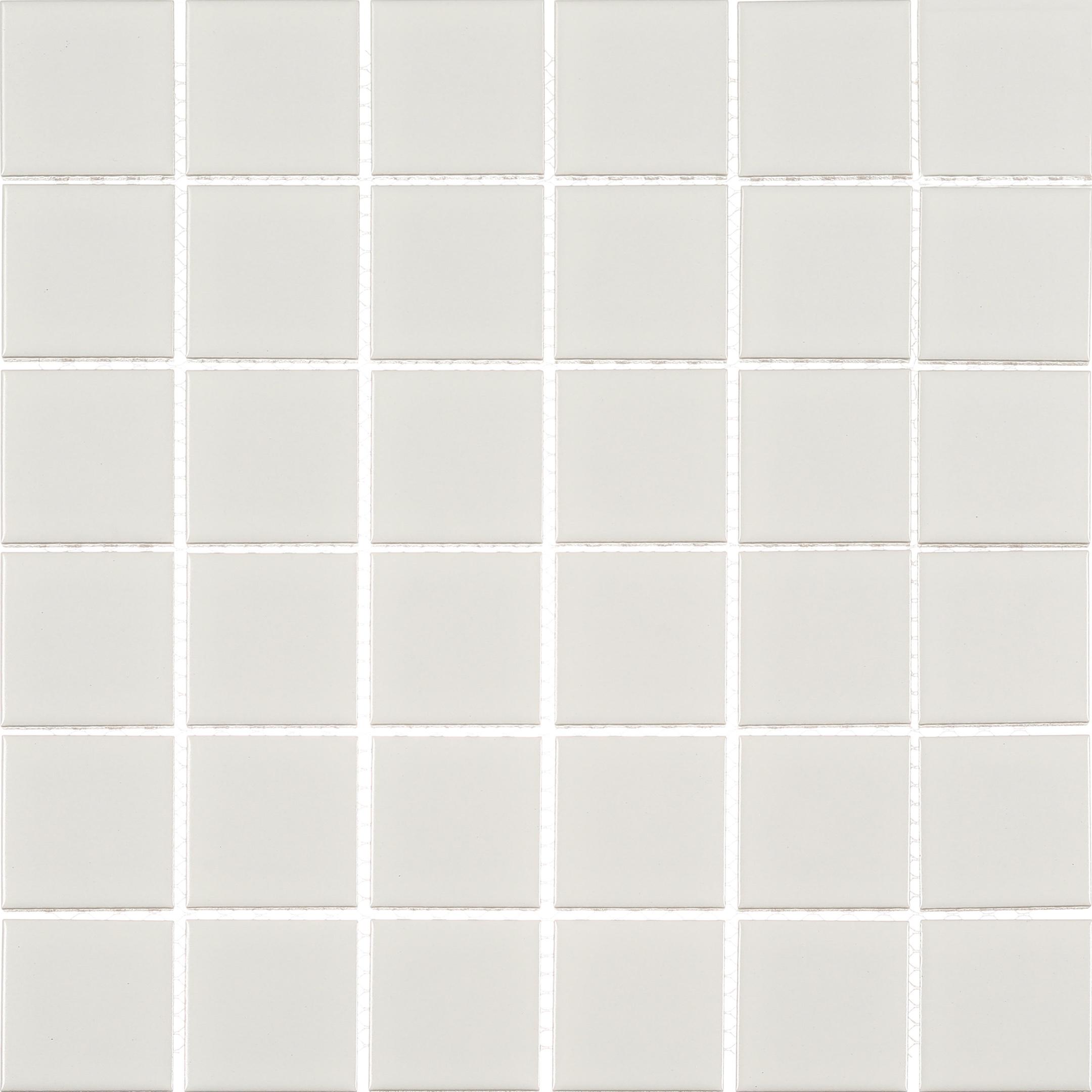 Мозаика Starmosaic White Matt белая керамическая 306х306х6 мм матовая