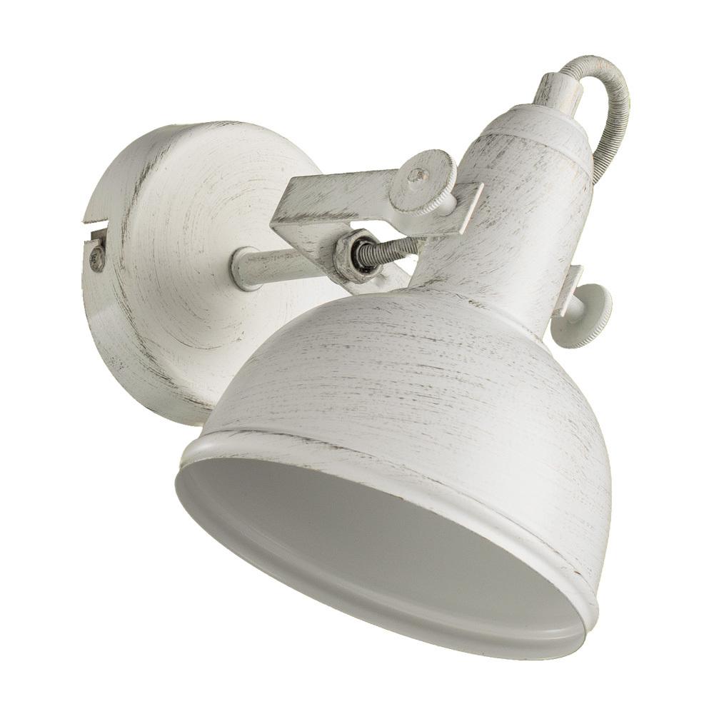 Спот настенный Arte Lamp Martin E14 40 Вт 2 кв.м белый с золотом IP20 (A5213AP-1WG)