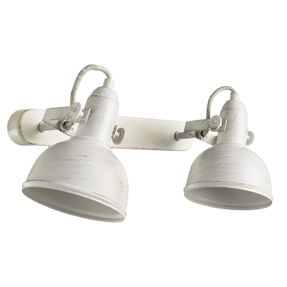 Спот Arte Lamp Martin E14 80 Вт 4 кв.м белый с золотом IP20 (A5213AP-2WG)