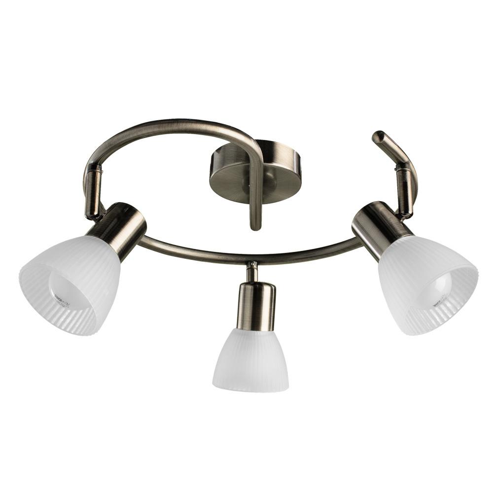 Спот потолочный Arte Lamp Parry E14 120 Вт 6 кв.м бронза IP20 (A5062PL-3AB)