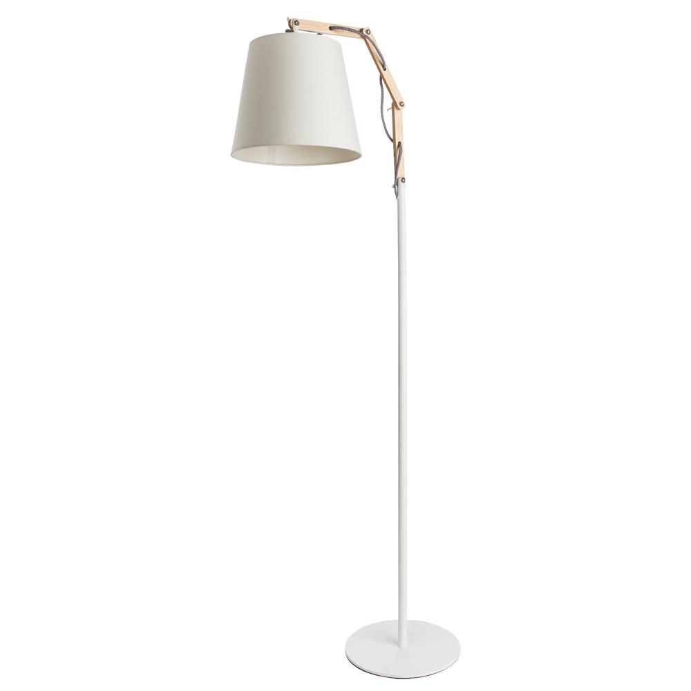 Торшер Arte Lamp E27 60 Вт белый IP20 (A5700PN-1WH)